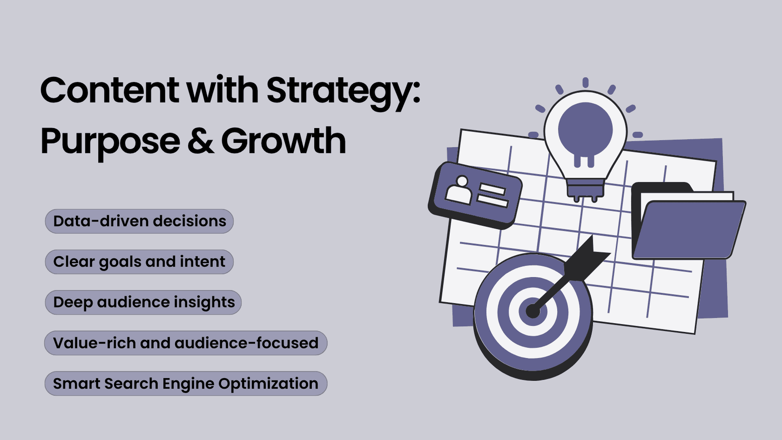 Content with Strategy